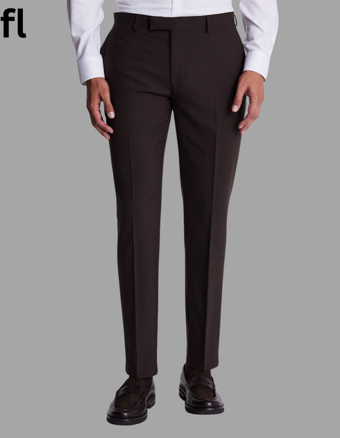 Men's Formal Brown Premium Pant Suiting Stuff Export Quality